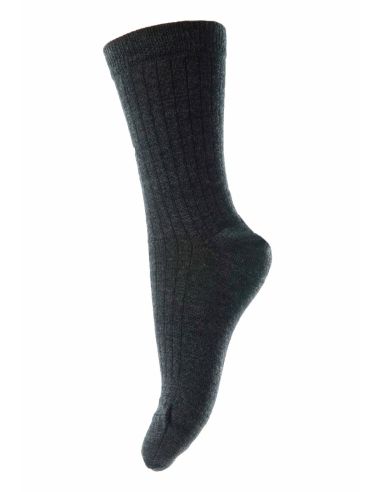 MP WOOL RIB SOCKS GRIS