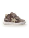 NATURINO PINN HIGH VL TAUPE LEOPARD