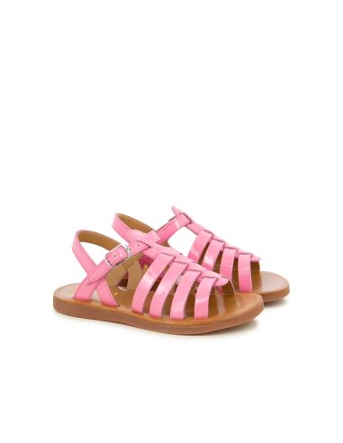 POM D'API PLAGETTE STRAP VERNIS ROSE