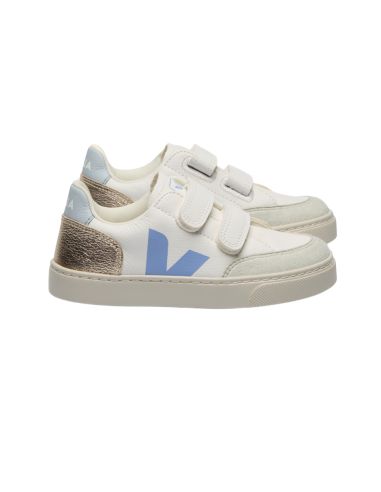 VEJA V12 BLANC CIEL OR