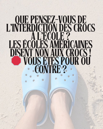 Les Crocs sont-elles une bonne idée à l’école ? 🏫🔍 Ces chaussures, souvent adorées pour leur confort, divisent autant qu’elles passionnent ! Suite...