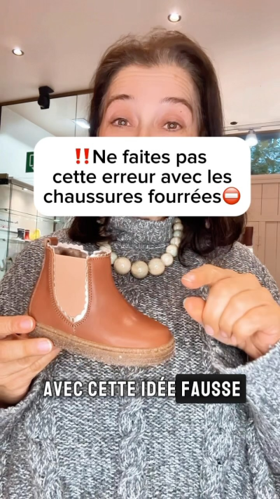 Voilà qui est dit! 😂\nVérifiez vous quelle est la matière qui double leurs chaussures ? \n\nLes casse-pieds, chaussures pour enfants jusqu’au 36....